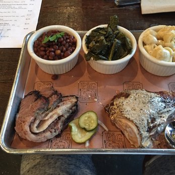 Pig In a Pickle - Beef brisket , bbq check in baked beens collard green and Mac and cheese - Barbeque Near Me - Corte Madera, California Pig In a Pickle - Beef brisket , bbq check in baked beens collard green and Mac and cheese - Barbeque Near Me - Corte Madera, California