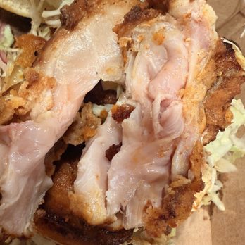 Earls Kitchen + Bar - Nashville Crispy Chicken Sandwich. Undercooked - New American Near Me - McLean, Virginia Earls Kitchen + Bar - Nashville Crispy Chicken Sandwich. Undercooked - New American Near Me - McLean, Virginia