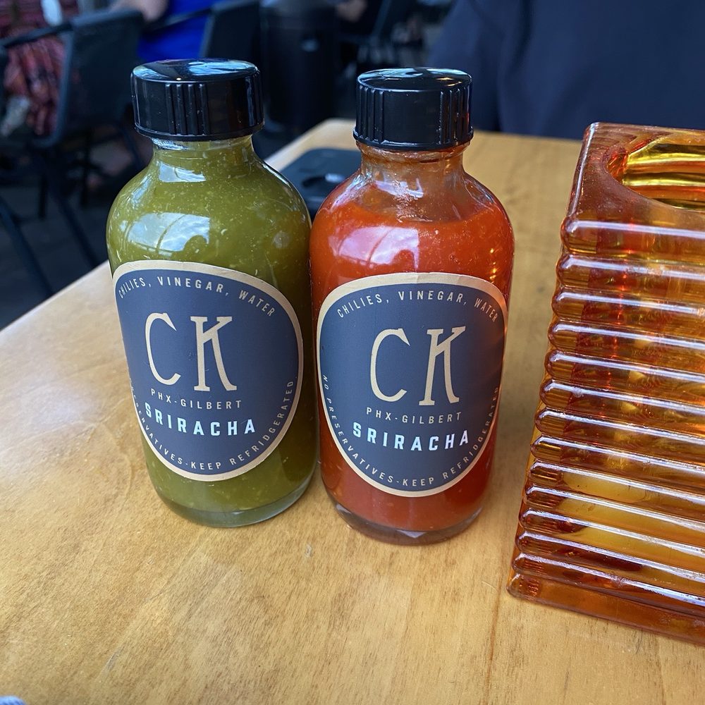 Clever Koi - Housemade Sriracha - SO GOOD!! - Asian Fusion Near Me - Gilbert, Arizona