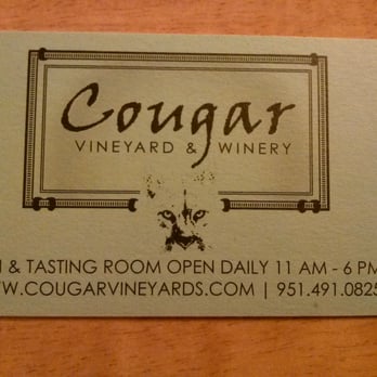 Cougar Vineyard & Winery - Wineries Near Me - Temecula, California Cougar Vineyard & Winery - Wineries Near Me - Temecula, California