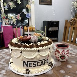 "Coffee" inspired cake