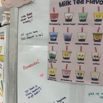 Cafe Bubbly - Love this messages!  Bienvenidos !!! - Bubble Tea Near Me - Hicksville, New York