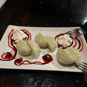 Pepper Asian Bistro - Green tea mochi - Asian Fusion Near Me - Denver, Colorado Pepper Asian Bistro - Green tea mochi - Asian Fusion Near Me - Denver, Colorado