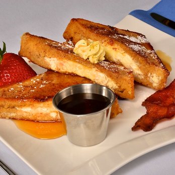 Delectables Fine Catering - stuffed french toast with orange cream cheese at Delectables Fine Catering - Caterers Near Me