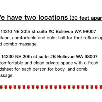 Bay Point Spa - We have two locations for different types of massage. - Massage Near Me - Bellevue, Washington Bay Point Spa - We have two locations for different types of massage. - Massage Near Me - Bellevue, Washington