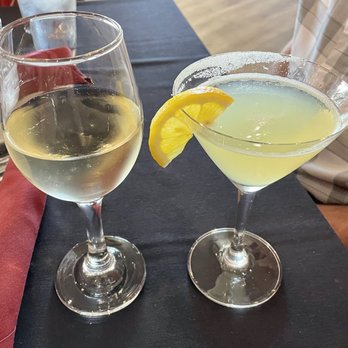 Giuseppe's - Reisling and lemon drop cocktail - Italian Near Me - Tucson, Arizona