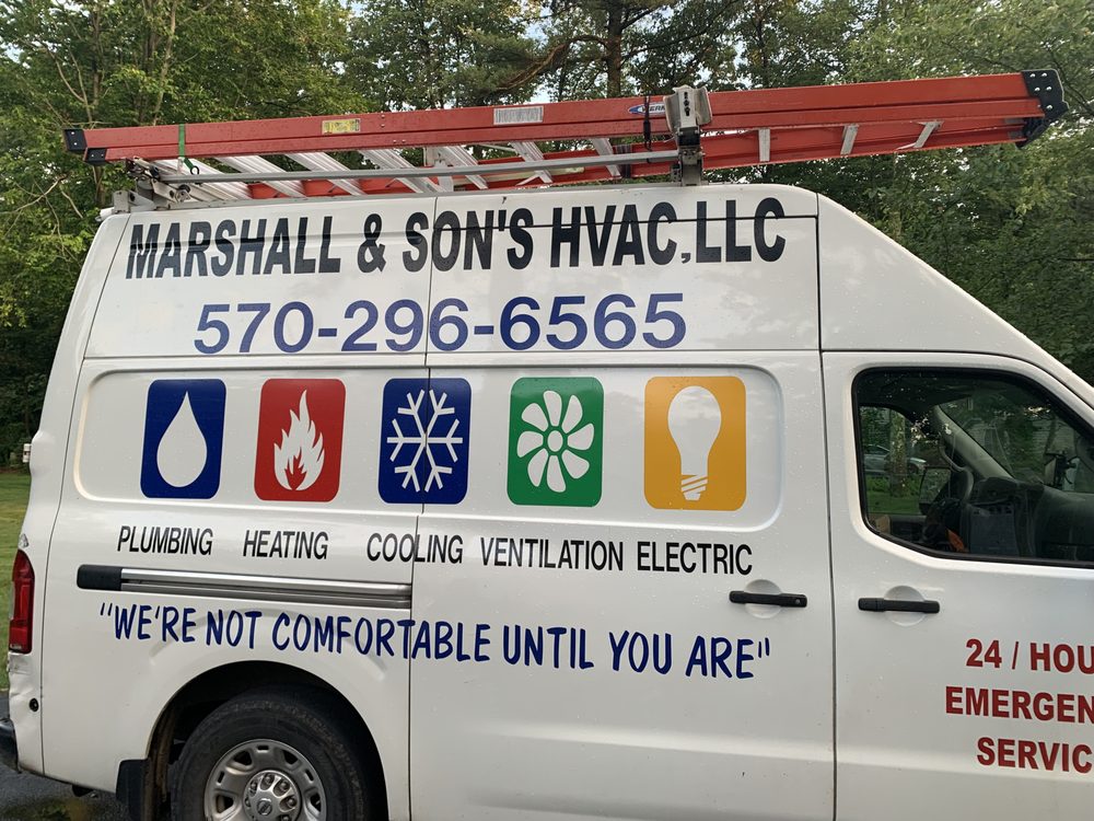 Slide of Marshall and sons services