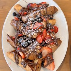 Frescafe - French toast covered in Nutella