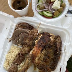 Weekend in Greece Greek Culture and Food Festival - Chicken, lamb, pork and Greek salad