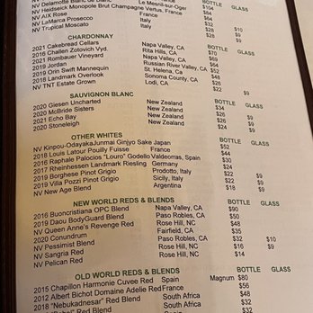 Bistro 214 - Wine list - New American Near Me - Shelby, North Carolina Bistro 214 - Wine list - New American Near Me - Shelby, North Carolina