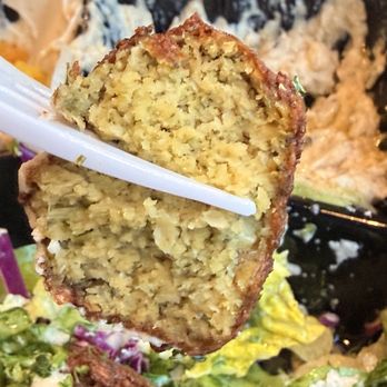 Falafel Fresh - Falafel feels like a brick - Mediterranean Near Me - Seattle, Washington