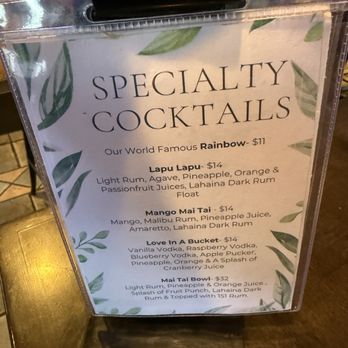 Aloha Grill - 8/29/25 Specialty Cocktails - Breakfast & Brunch Near Me - Huntington Beach, California