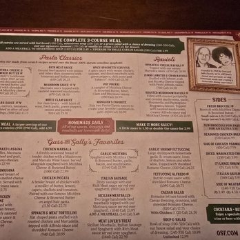 The Old Spaghetti Factory - Menu - Italian Near Me - Rancho Cordova, California The Old Spaghetti Factory - Menu - Italian Near Me - Rancho Cordova, California