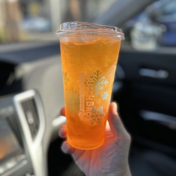 Dutch Bros Coffee - Sweet Sunrise Tea - Juice Bars & Smoothies Near Me - Elk Grove, California
