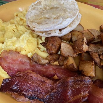 Rams Head Southernmost - 2 eggs scrambled. Just meh. If you want your English muffins toasted you will need to specifically request it. Mine came out untoasted - American Near Me - Key West, Florida Rams Head Southernmost - 2 eggs scrambled. Just meh. If you want your English muffins toasted you will need to specifically request it. Mine came out untoasted - American Near Me - Key West, Florida