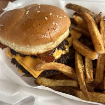 Alabama Stackers - Double Stacker with fries - Burgers Near Me - Jasper, Alabama