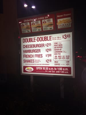 Menu photo 8 In-N-Out Burger Natomas, CA Menu photo 8 In-N-Out Burger Natomas, CA