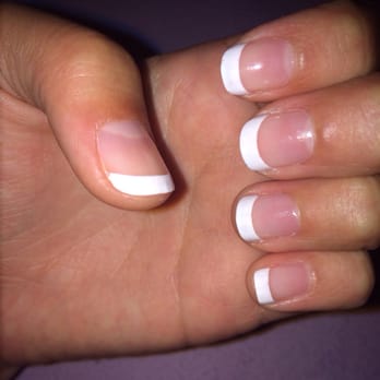 Salon Image - French mani a day after getting them done - Nail Salons Near Me - San Mateo, California Salon Image - French mani a day after getting them done - Nail Salons Near Me - San Mateo, California