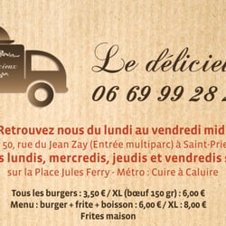 Le Délicieux - Burgers et frites maison