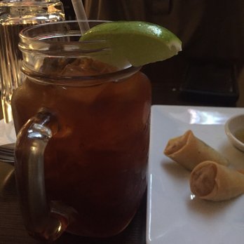 Amina Thai - Sweet tea with lime  Delish ! - Thai Near Me - Jamaica, New York