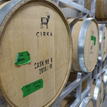 Cirka - Whiskey resting in barrels - Distilleries Near Me - Montreal, Quebec