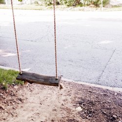 Cute swing outside