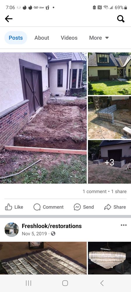 Slide of Freshlook Restorations