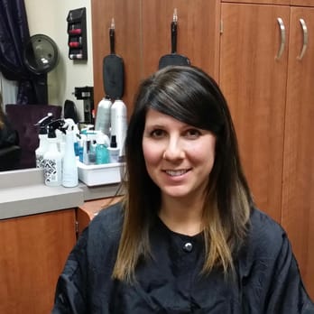 Studio 18 Salon - Here you see Erin's new look. From blonde to brunette. - Hair Salons Near Me - Tucson, Arizona Studio 18 Salon - Here you see Erin's new look. From blonde to brunette. - Hair Salons Near Me - Tucson, Arizona
