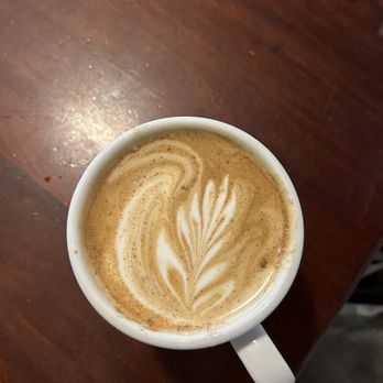 Thruline Coffee - Latter with cinnamon powder - Coffee & Tea Near Me - Kirkland, Washington Thruline Coffee - Latter with cinnamon powder - Coffee & Tea Near Me - Kirkland, Washington