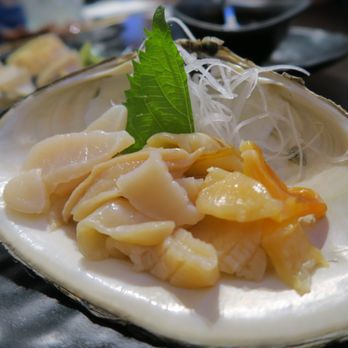 Izakaya Ju - Giant surf clam was so fresh that we ordered 2 for our party of 4 - Japanese Near Me - Markham, Ontario Izakaya Ju - Giant surf clam was so fresh that we ordered 2 for our party of 4 - Japanese Near Me - Markham, Ontario