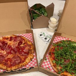 Jersey, salami pie and spinach salad! Jersey, salami pie and spinach salad!