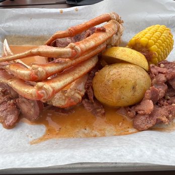 Voodoo Crab - Centereach - Snow Crab Andouille Sausage - Seafood Near Me - Centereach, New York