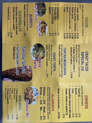 Menu photo 4 El picoso Crazy Tacos  Hammond, IN