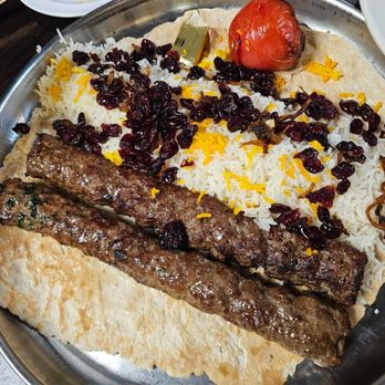 Kabobi Grill - Beef Koubideh (Ground) 1 Skewer (10 oz) - Mediterranean Near Me - Chicago, Illinois
