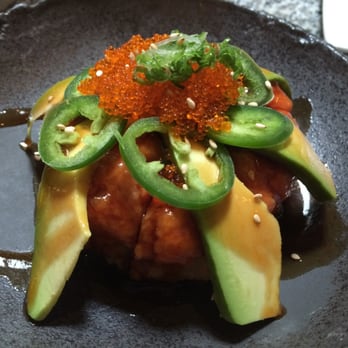 Sushi Den - Wish I remembered what this was called because it was sooooo good. Some kind of tempura and spicy tuna I think? - Japanese Near Me - Denver, Colorado Sushi Den - Wish I remembered what this was called because it was sooooo good. Some kind of tempura and spicy tuna I think? - Japanese Near Me - Denver, Colorado