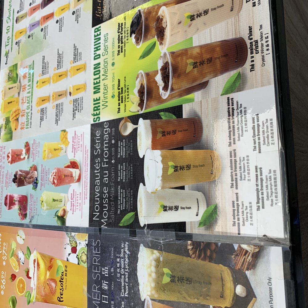 Presotea - Menu - Bubble Tea Near Me - Brossard, Quebec Presotea - Menu - Bubble Tea Near Me - Brossard, Quebec