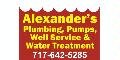 Slide of Alexander's Plumbing Pumps Water Treatment