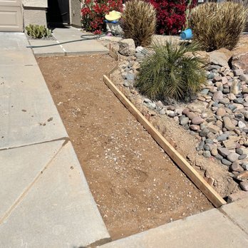 Arizona Landscaping - Before they came.  They worked with us and let us complete some work beforehand to save on costs. - Landscaping Near Me - Avondale, Arizona