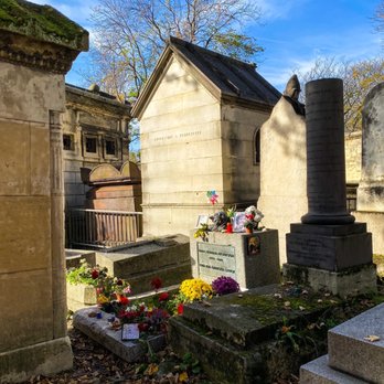Cimetière du Père Lachaise - Jim Morrison - Funeral Services & Cemeteries Near Me - Paris, 75