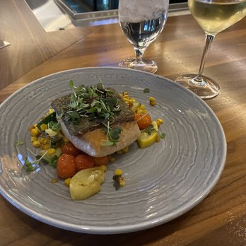 Water's Table - AVOID the King Salmon unless you are on a bland diet. - New American Near Me - Renton, Washington