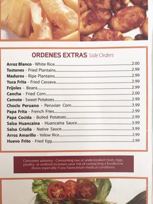 Menu photo 8 Sabor a Perú Miami, FL