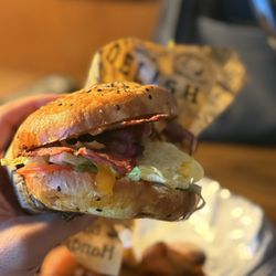 Pascal Patisserie and Cafe - Breakfast Sandwich (Big!)