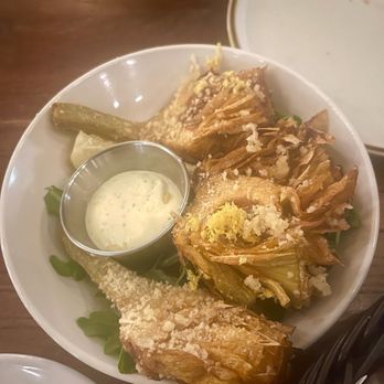 Doppio Zero Campbell - Fried artichokes - Italian Near Me - Campbell, California