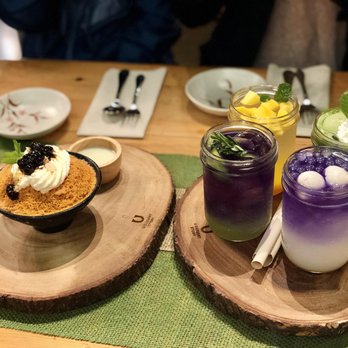 U :Dessert Story - thai tea boba bingsoo, lychee drink, kiwi rosemary drink, mango sparkler, and matcha float - Desserts Near Me - Berkeley, California U :Dessert Story - thai tea boba bingsoo, lychee drink, kiwi rosemary drink, mango sparkler, and matcha float - Desserts Near Me - Berkeley, California