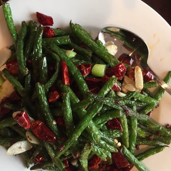 Shaanxi Gourmet - Stir fried green beans with garlic and peppers. Yum. - Chinese Near Me - Natick, Massachusetts