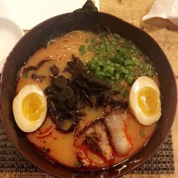 Sakuramen - Totonsu red spicy level 5 with egg. - Asian Fusion Near Me - Washington, DC, District of Columbia Sakuramen - Totonsu red spicy level 5 with egg. - Asian Fusion Near Me - Washington, DC, District of Columbia