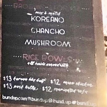 Bun'd Up - Menu - Asian Fusion Near Me - Washington, DC, District of Columbia Bun'd Up - Menu - Asian Fusion Near Me - Washington, DC, District of Columbia
