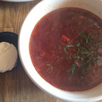 Uma's - Hot borscht - Russian Near Me - Rockaway Beach, New York