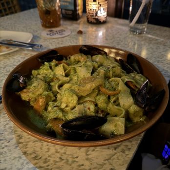 C Level - seafood pappardelle pasta - New American Near Me - San Diego, California C Level - seafood pappardelle pasta - New American Near Me - San Diego, California