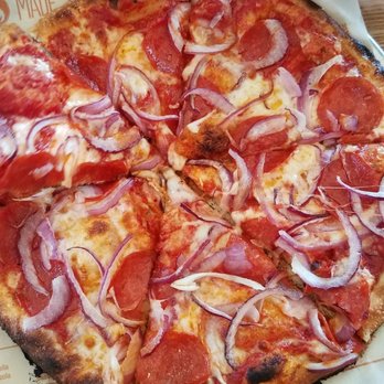 Blaze Pizza - Pepperoni and onion - Salad Near Me - Reno, Nevada